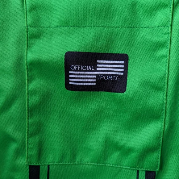US Soccer Federation Referee Uniform- 2013- GREEN Made In USA - Picture 3 of 5